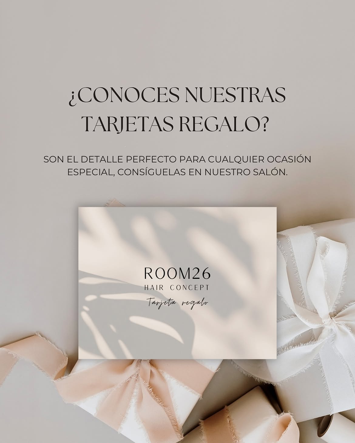 Tarjetas regalo Room 26